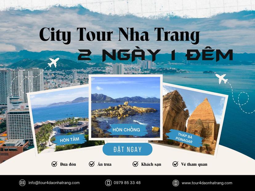 City tour Nha Trang 2 ngày 1 đêm