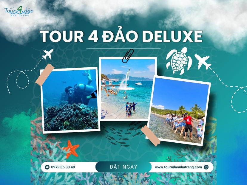 Tour 4 Đảo Deluxe Nha Trang