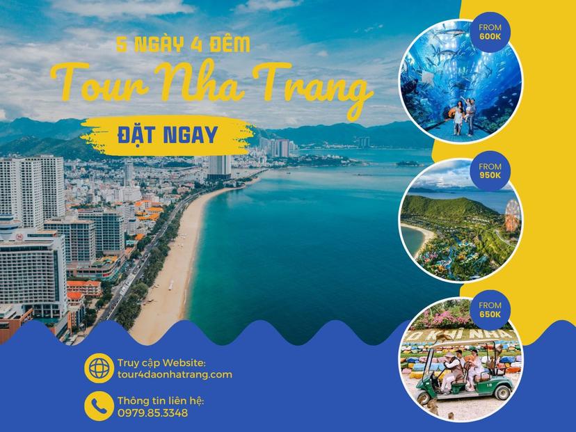 Tour Nha Trang 5 Ngày 4 Đêm
